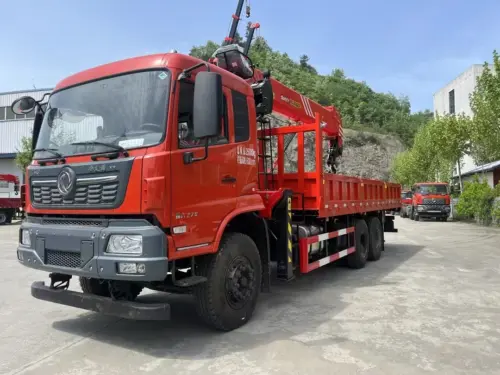 DONGFENG Tianjin 6×4 12 Ton Truck Mounted Crane with SANY PALFINGER