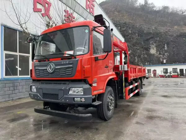 DONGFENG Tianjin 8 Ton Truck Mounted Crane with SANY 5-Section Boom