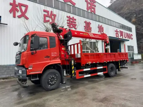 DONGFENG Tianjin 8 Ton Truck Mounted Crane with SANY 5-Section Boom