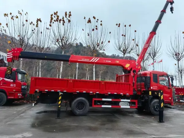 DONGFENG Tianjin 8 Ton Truck Mounted Crane with SANY PALFINGER 5-Section Boom