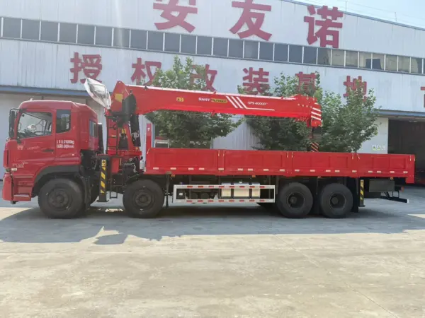DONGFENG Tianlong 8×4 16 Ton Truck Mounted Crane with SANY SPS40000 Pro